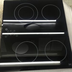black ceramic glass for induction cooktop