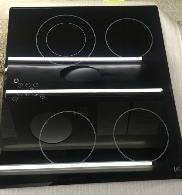black ceramic glass for induction cooktop