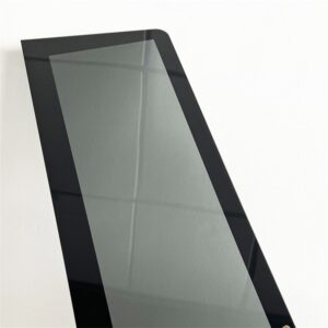 transparency black visual area display cover glass