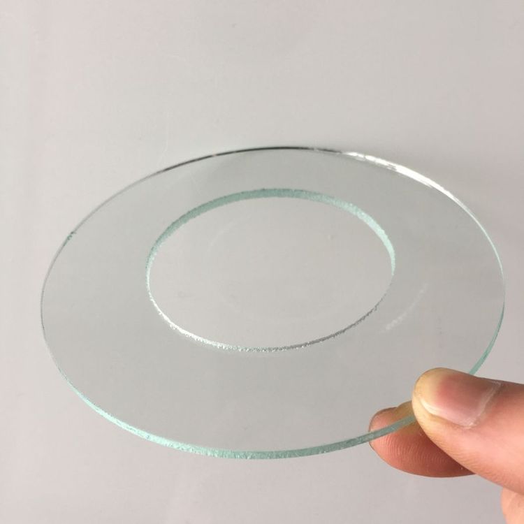hole driling lighting glass with customized dimension