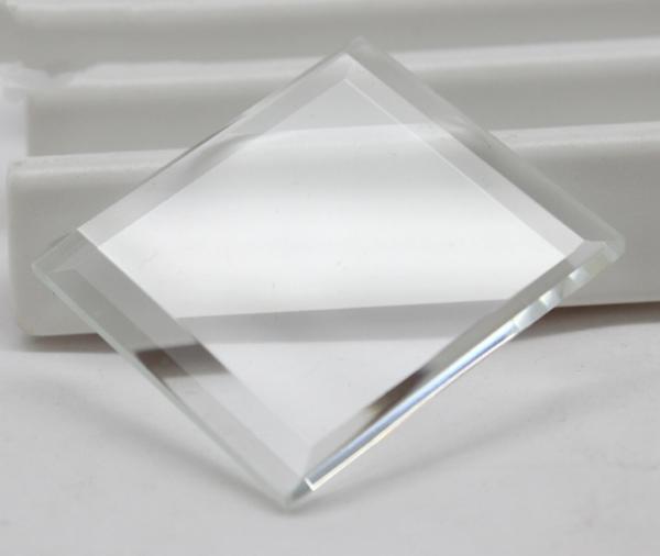 ultra clear bevel polished edge transparent glass